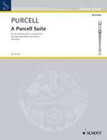 A Purcell Suite, Sept pièces. soprano recorder and piano.