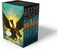 Percy Jackson and the Olympians 5 Book Paperback Boxed Set (w/poster)