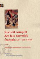 1, Recueil complet des lais narratifs français, XIIe-XIIIe
