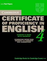 Cambridge Certificate of Proficiency in English 4 Self Study Pack