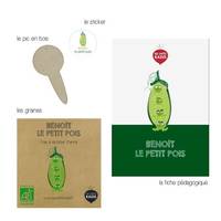 Benoit le petit pois (Mini kit de graines bio)