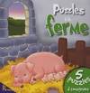 Puzzles à la ferme : Cochon, 5 puzzles à construire