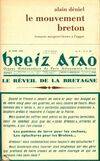 Le mouvement breton, 1919-1945