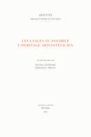 Les usages du possible, L'héritage aristotélicien