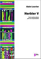 Herbier V, Trois courtes pièces pour cor et percussion