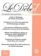 DEBAT N 12 (LE) : ISLAM ET DIALOGUE - UN THEME D'ACTUALITE