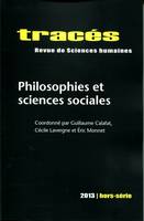 Tracés, hors-série/2013, Philosophie et sciences sociales : les enjeux de la conversion