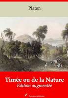 Timée ou de la Nature – suivi d'annexes, Nouvelle édition 2019