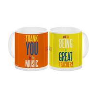 Teacher Thank You For The Music, Mug