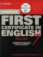 Cambridge First Certificate in English Self-study Pack (Student Bk