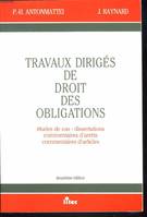 Travaux dirigés de droit des obligations, études de cas, dissertations, commentaires d'arrêts, commentaires d'articles