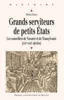 Grands serviteurs de petits États, Les conseillers de Navarre et de Transylvanie (XVIe-XVIIe siècles)