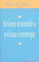 REFORME STRUCTURELLE ET POLITIQUE ECONOMIQUE