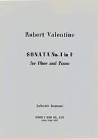 Sonata No. 1 in F major, oboe and piano.