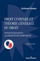 Droit comparé et théorie générale du droit, Notes sur quelques allers-retours aporétiques