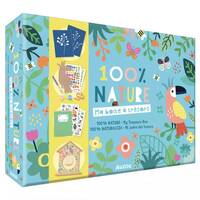 100 % nature : ma boîte à trésors. 100 % nature : my treasure box. 100 % naturaleza : mi cofre del t
