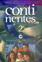 Continentes 2de éd 2001 LV2  livre + cd audio