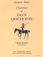 Chansons De Don Quichotte No.1 - Chanson Du Depart, Voix grave