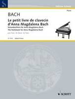 Notebook for Anna Magdalena Bach, piano.