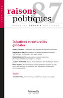 Raisons politiques 87, août 2022, Injustices structurelles globales