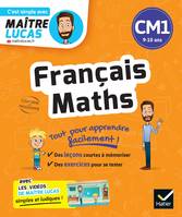 Français et Maths CM1, cahier de révision et d'entrainement - C'est simple avec Maître Lucas