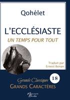 L'Ecclésiaste en grands caractères, Police Arial 18 facile à lire