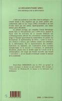 Le décadentisme grec, une esthétique de la déformation, une esthétique de la déformation