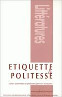 Étiquette et politesse