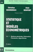 Statistique et modèles économétriques