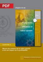 Mesure du contenu de la valeur ajoutée et de son impact sur la profitabilité (chapitre PDF), Chapitre 4 Productivité, efficience et valeur ajoutée