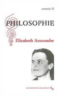 Philosophie 76, Elisabeth Anscombe