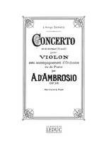 Dambrosio Concerto In B Minor Violin & Piano