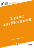 30 Poèmes pour célébrer le monde - DYS, Version du texte accessible aux DYS