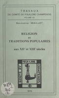 Religion et traditions populaires aux XIIe et XIIIe siècles
