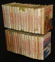 Lot de 26 romans de Jules Verne dans la collection Bibliothèque Verte et Bibliothèque de la Jeunesse (32 volumes)