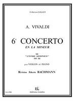 Concerto n°6 en la min. Op.3 Estro Armonico