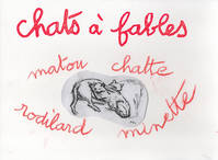 Chats à fables, Choix des textes et collages d'après les dessins de steinlen