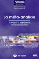 La méta-analyse, Méthodes et applications en sciences sociales