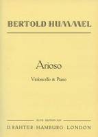 Arioso, cello and piano.