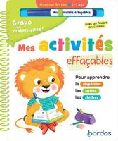 Bravo les maternelles - Mes activités effaçables - Moyenne section