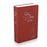 Bible d'étude Segond NEG MacArthur, couverture souple, toile couleur carmin