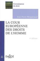 COUR EUROPEENNE DES DROITS DE L'HOMME : 4EME EDITION (LA)