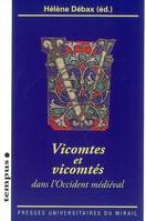 Vicomtes et vicomtés dans l'Occident médiéval