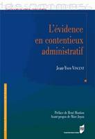 L' évidence en contentieux administratif