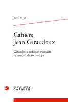 Giraudoux critique, essayiste et témoin de son temps, Giraudoux critique, essayiste et témoin de son temps