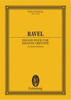 Pavane pour une infante défunte, orchestra. Partition d'étude.