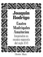 Cuatro Madrigales Amatorios Medium Voice And Piano