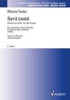 Sava tauta, (By His People). mixed choir (SATB). Partition de chœur.