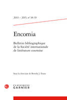 Encomia, Bulletin bibliographique de la Société internationale de littérature courtoise