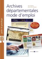 Archives départementales mode d'emploi